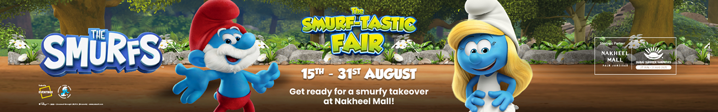 The Smurfs Have Taken Over Nakheel Mall