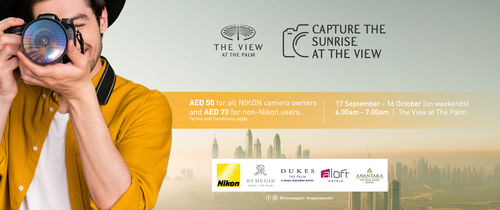 Capture the Sunrise at The view